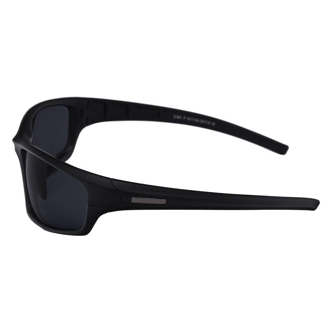 Óculos Sol Masculino Flexível Esportivo Polarizado Preto 702