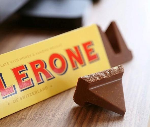 Miniatura Kit 5 Toblerone Importado Chocolate Ao Leite 100G X 5