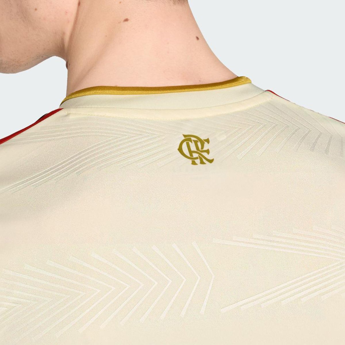 Miniatura Camisa Flamengo III 25/26 Torcedor Adidas Masculina Off White - EGG