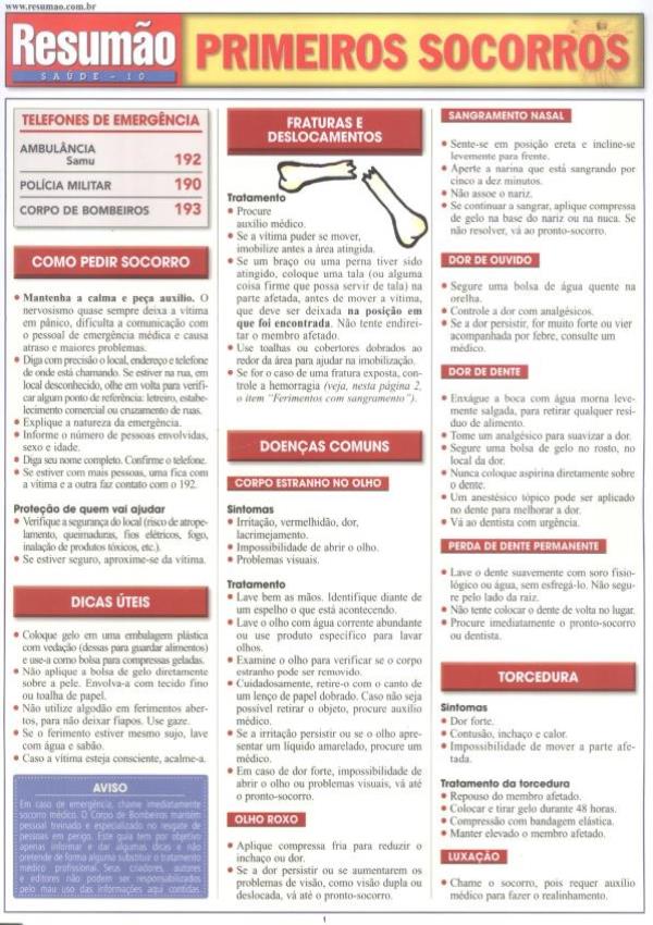 Primeiros Socorros