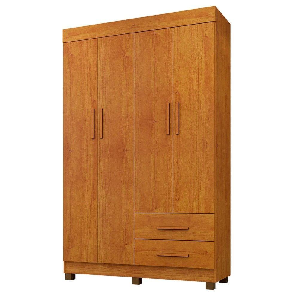 Miniatura Guarda Roupa Copacabana New 4 Portas 2 Gavetas Benetil Móveis Cinamomo