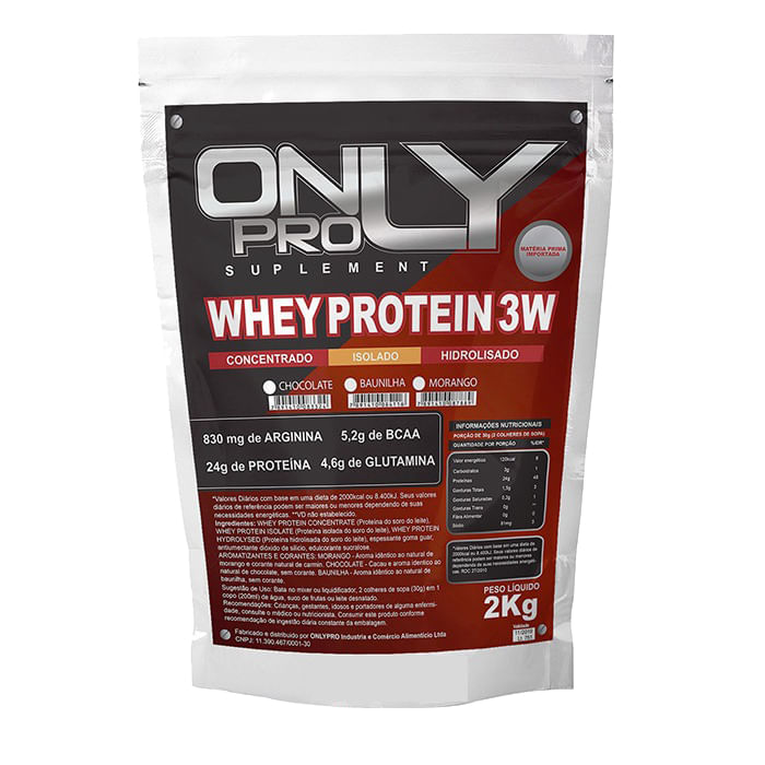Miniatura Whey Protein 3w 2kg (Hipertrofia)