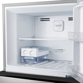 Refrigerador Duplex 379L Hisense RT3N375 Frost Free Inverter Portas Planas Prateleiras de Vidro Inox 110V