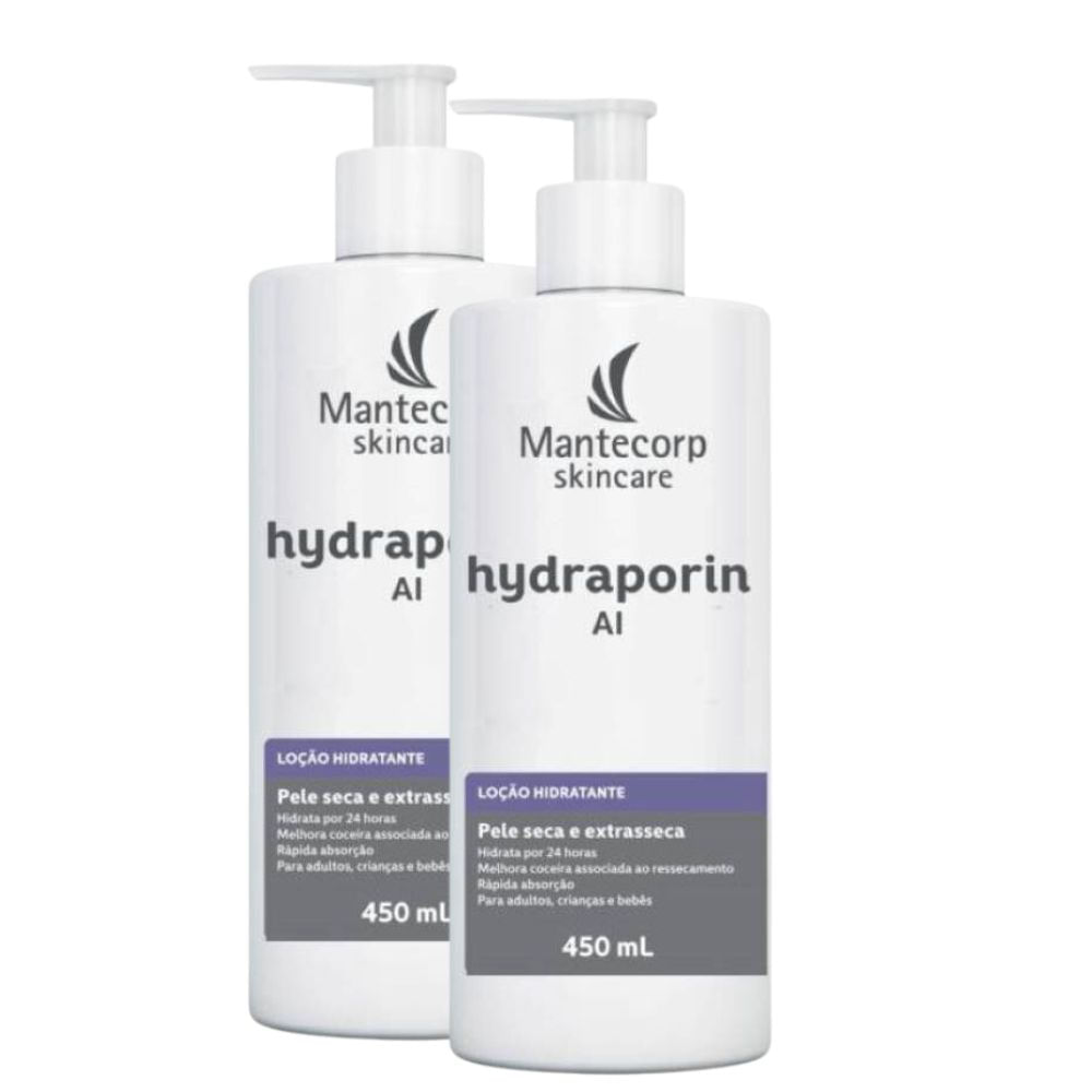 Miniatura Kit 2 Hydraporin AI Loção Hidratante 450g