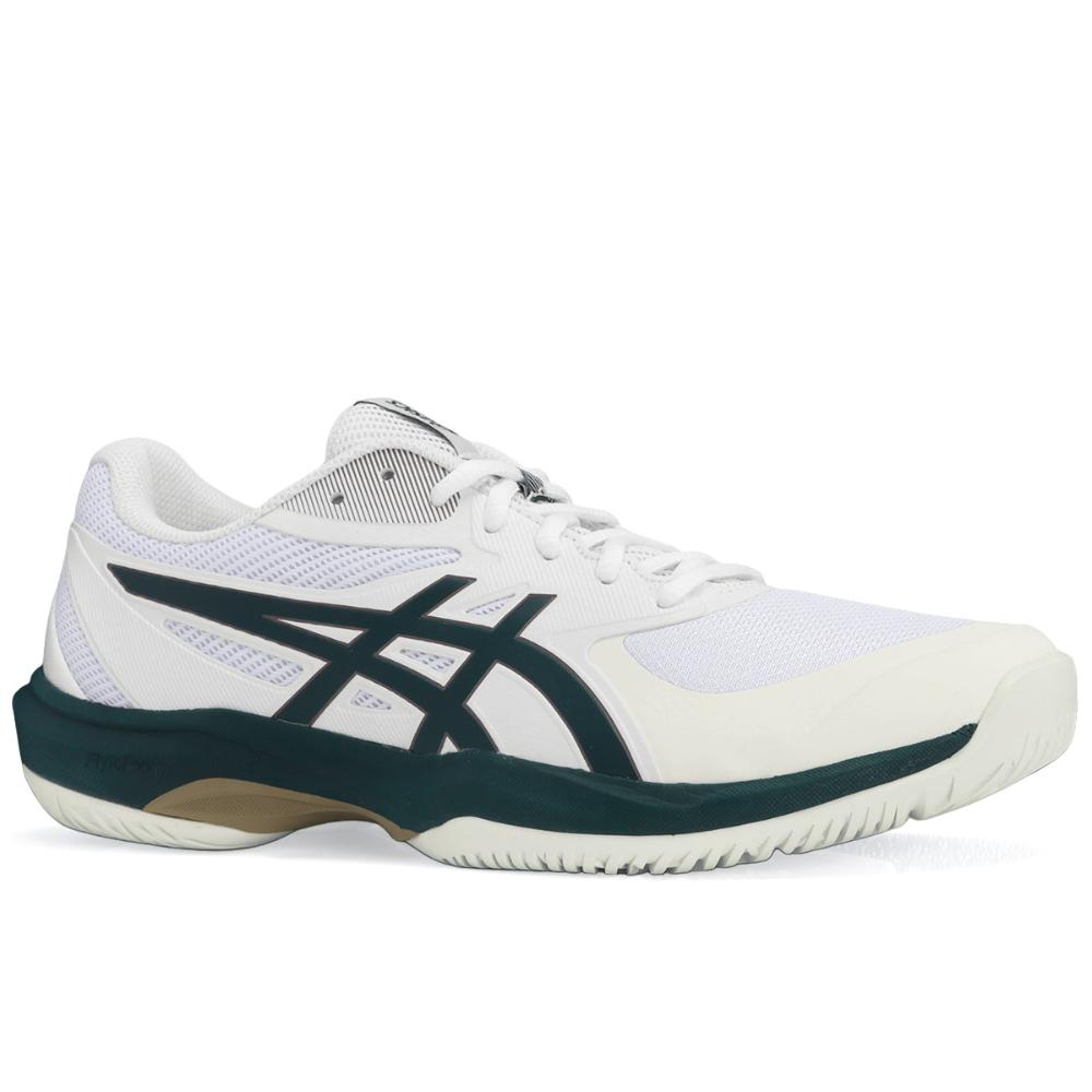 Miniatura Tênis Asics Game FF - All Court - Branco e Verde 40