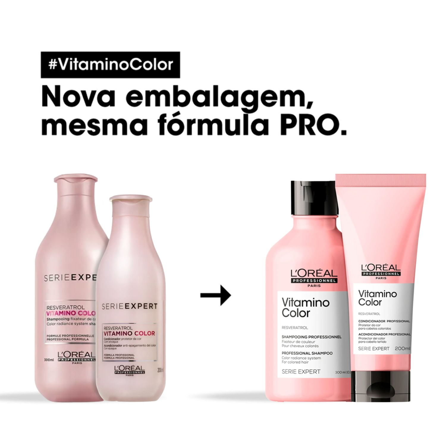 Miniatura Kit L'Oréal Professionnel Serie Expert Vitamino Color Duo (2 Produtos)