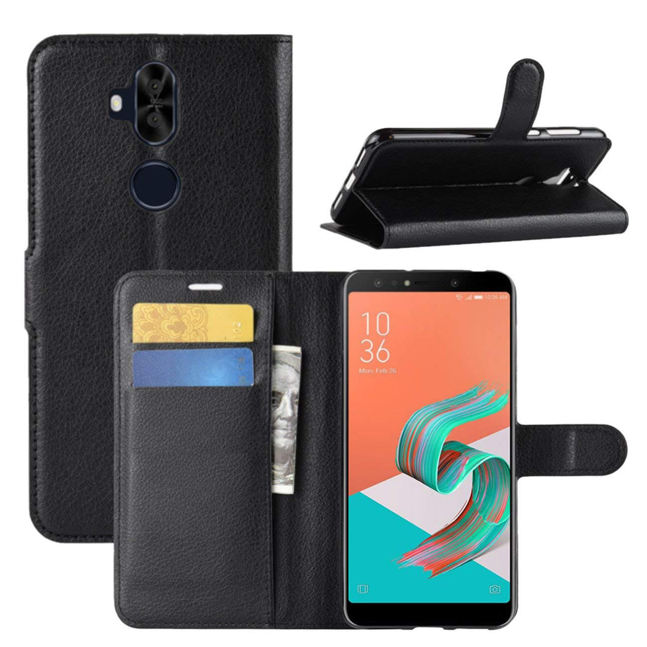Miniatura Capa Carteira Asus Zenfone 5 Selfie Preto