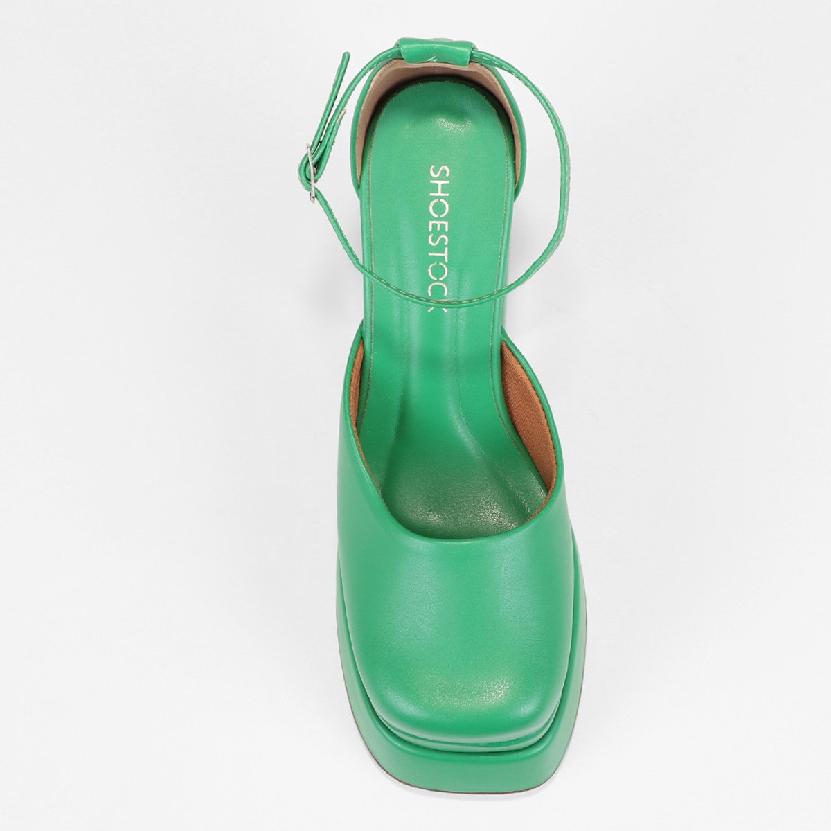 Scarpin Shoestock Meia Pata Plataforma Boneca Verde - 35