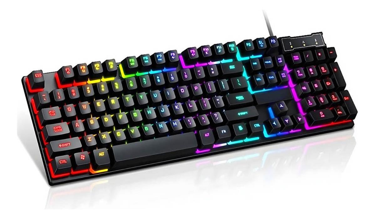 Miniatura Teclado Gamer Mecânico Tomate Mte - M105