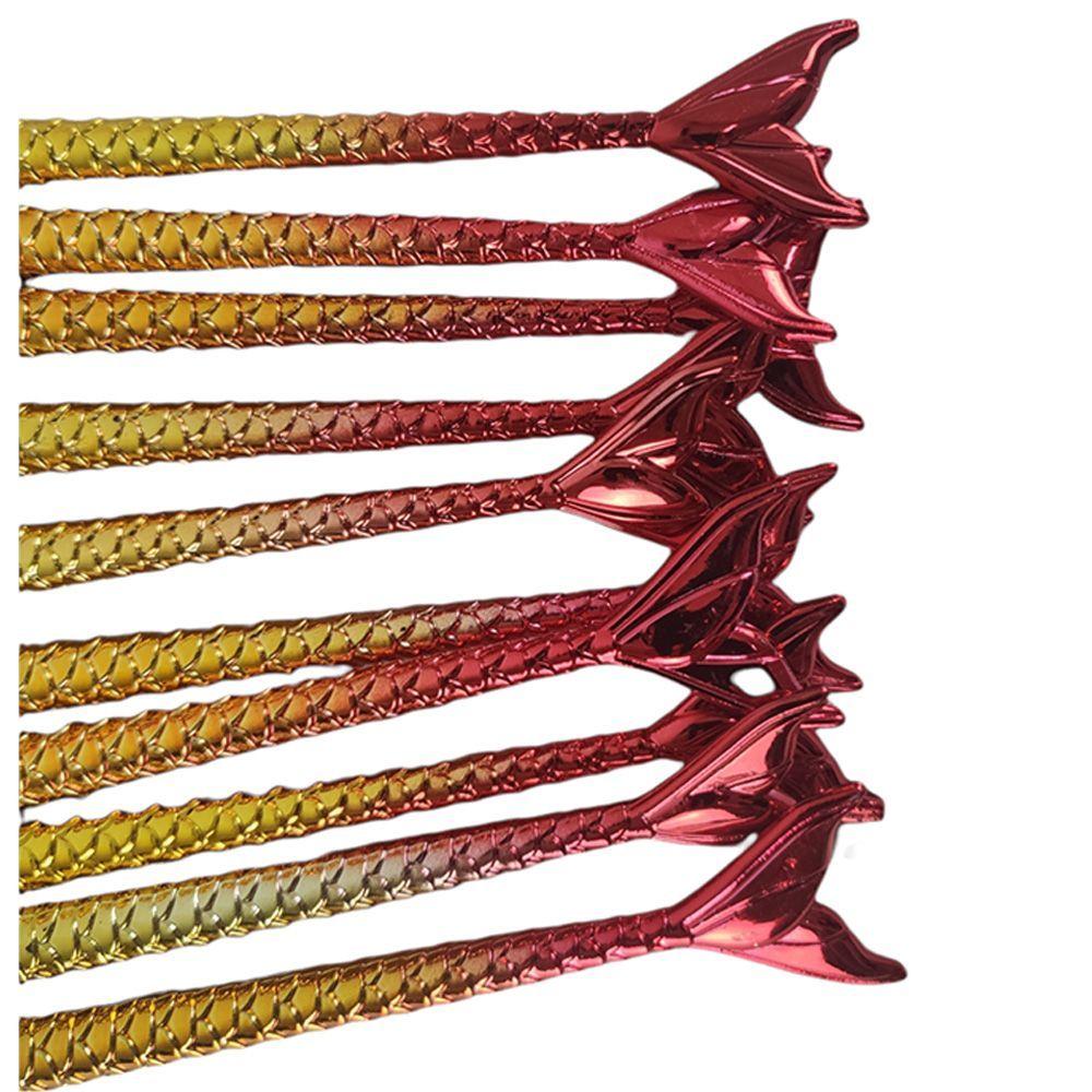 Miniatura Pincel Sereia 10 Peças Maquiagem Make Up Mermaid