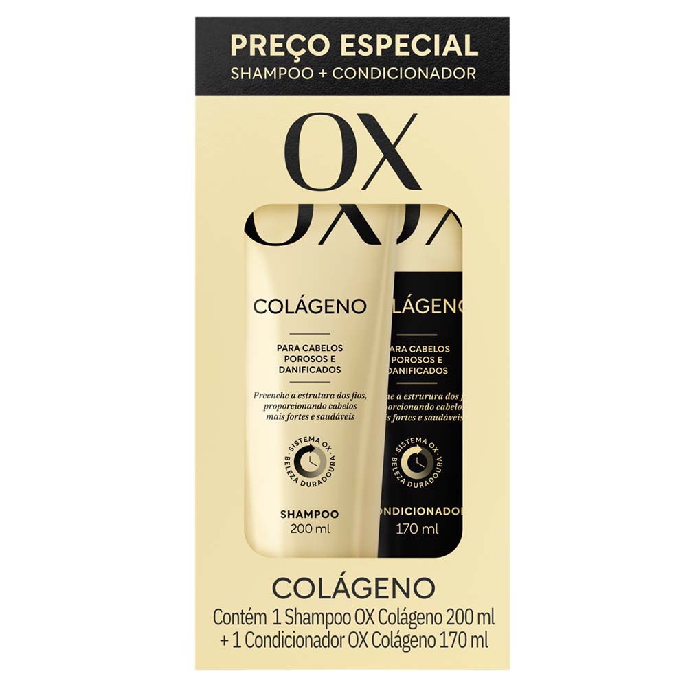 Miniatura Ox Colágeno Kit - Shampoo + Condicionador Kit