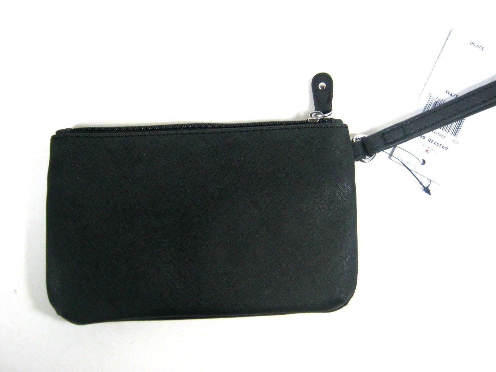 Miniatura Bolsa Tommy Hilfiger Original Carteira Alça De Mão Preta