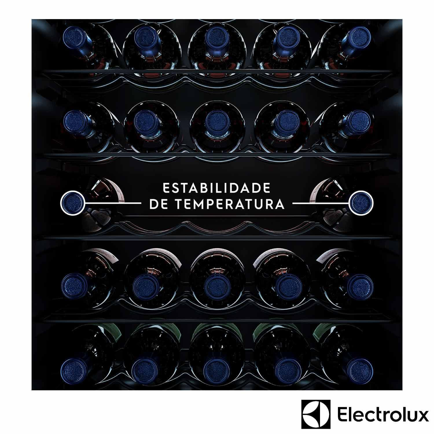 Miniatura Adega Electrolux 24 Garrafas Uma Porta com Painel Digital WSF24 110