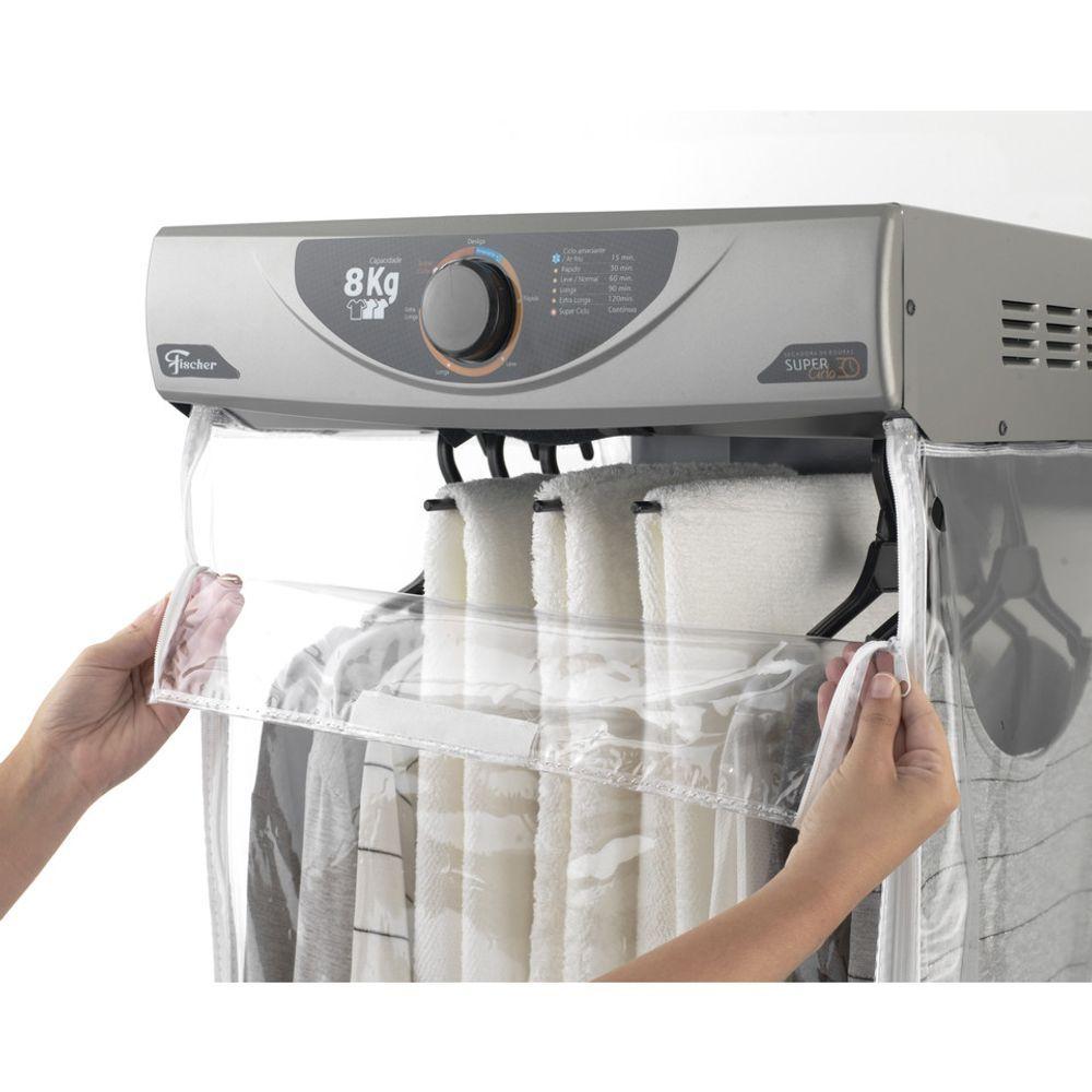 Miniatura Secadora De Roupas Fischer Super Ciclo 8kg Prata 127V