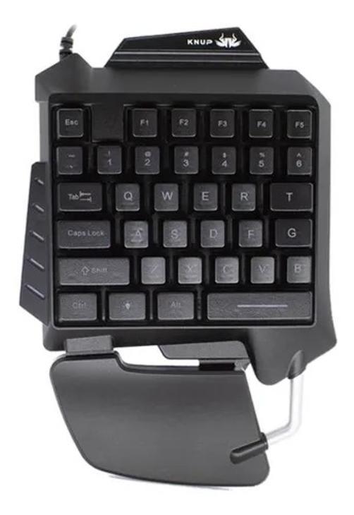 Miniatura Teclado Gamer Knup Kp-Tm006 Single Hand