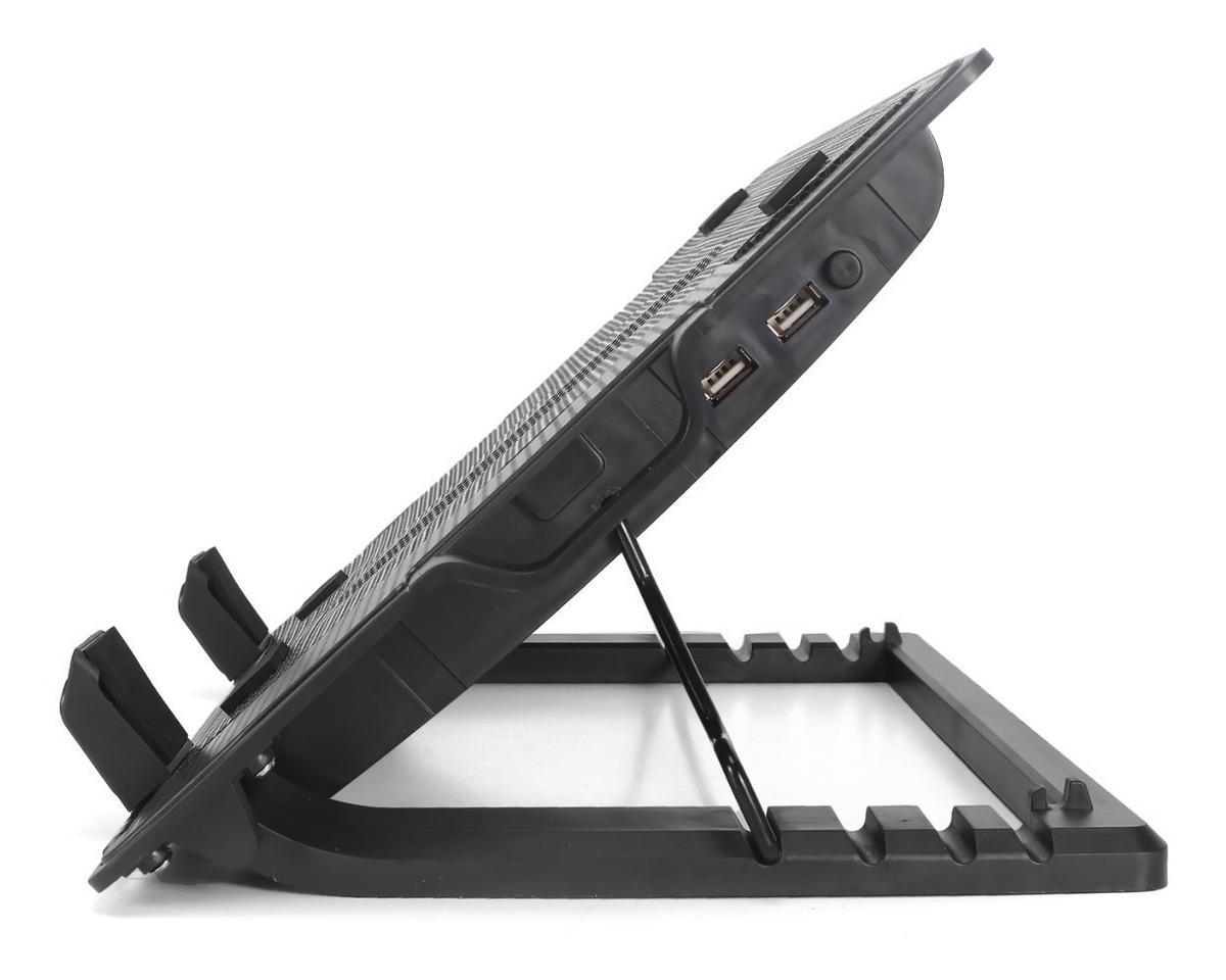 Suporte Base Cooler Notebook 9 À 17 Polegadas Inclinável Led