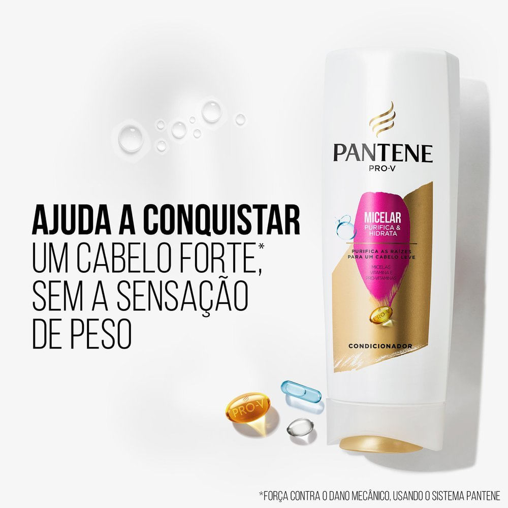 Miniatura Kit Pantene Micelar Shampoo 200ml + Condicionador 175ml