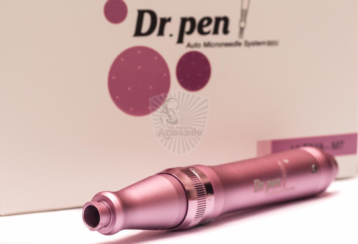 Miniatura Dermapen Dr. Pen M7-C Rosa Com 5 Velocidades Ajustáveis