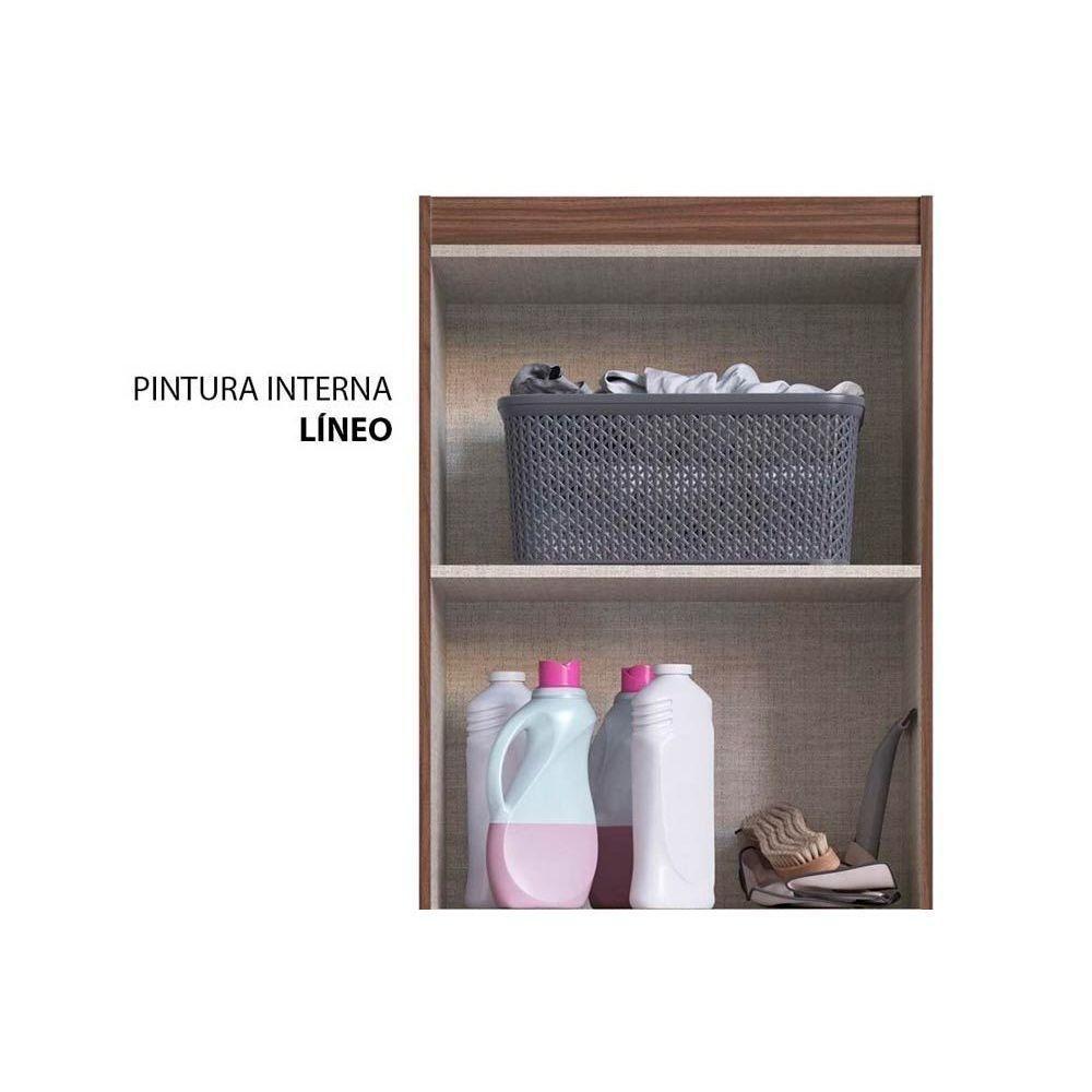 Miniatura Armário Multiuso Juvenil édez Ph1711 C/ 2 Portas Nogueira - Herval