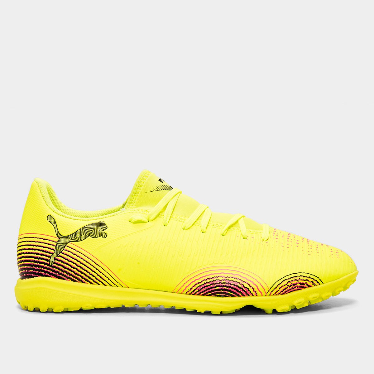 Miniatura Chuteira Society Puma Future 8 Play Neymar Unissex Amarelo - 39