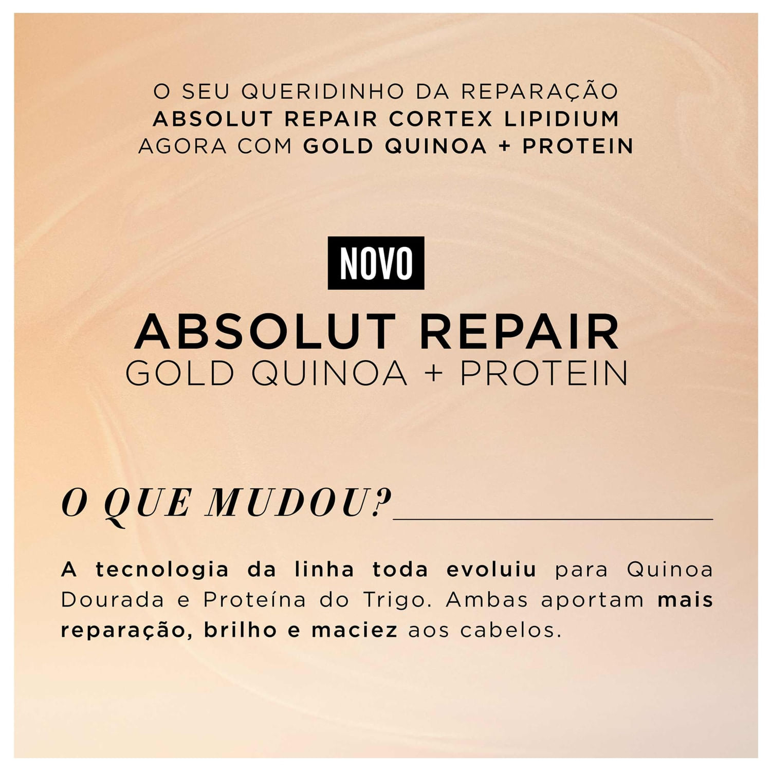 Miniatura Kit L'Oréal Professionnel Serie Expert Absolut Repair Gold Quinoa + Protein Golden Salon Trio (3 Produtos)