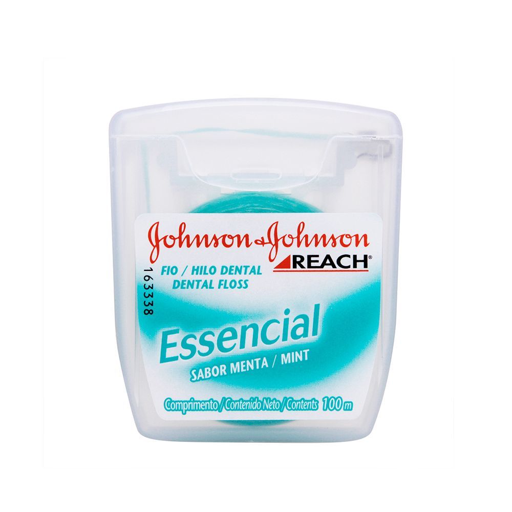Miniatura Fio Dental Reach Johnson's Essencial Menta 100m