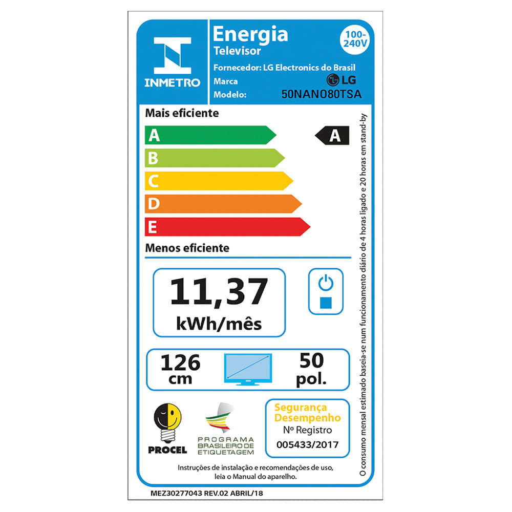 Smart TV 4K LG NanoCell 55" Polegadas 55NANO80TSA, Processador α5 Ger7 AI, Alexa, Controle Smart Magic e Wi-Fi Bivolt