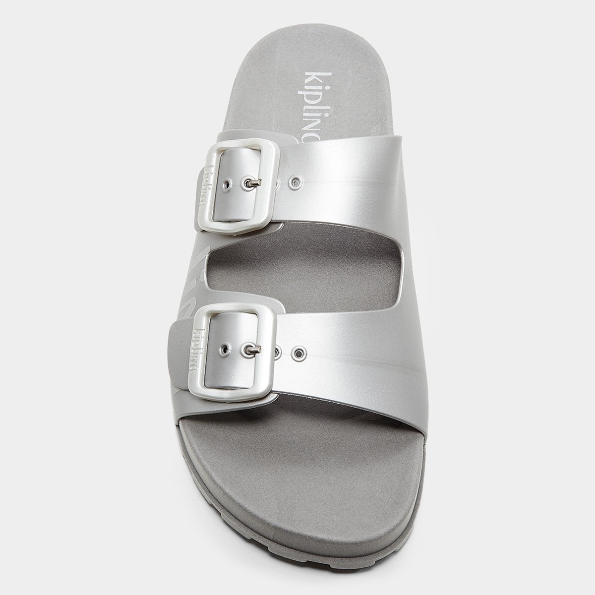Miniatura Sandália Kipling Flat Feminina Cinza - 35