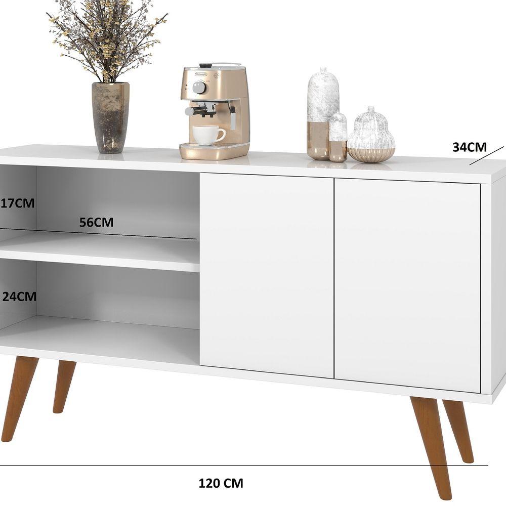 Miniatura Aparador Buffet Com 4 Pés Palito E 2 Portas Sala Estar