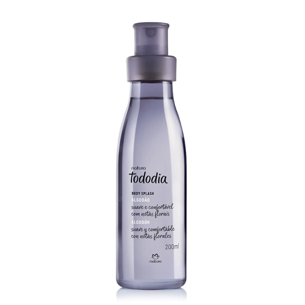 Miniatura Body Splash Desodorante Colônia Tododia Algodão Fem 200ml