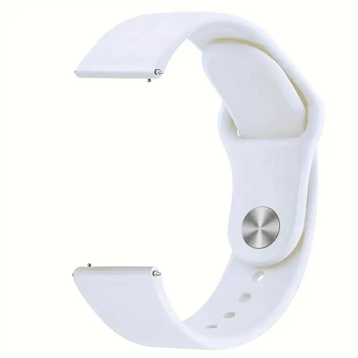 Miniatura Pulseira Branca Sam Watch 5 - Minimalismo Inteligente