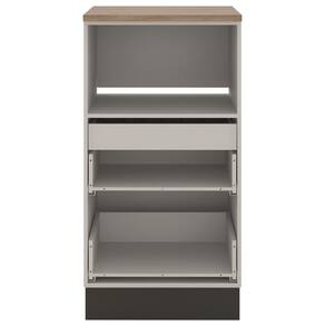 Cozinha Completa Bartira Linea com 13 Portas e 6 Gavetas e 9 Prateleiras - 562,6cm de largura Branca