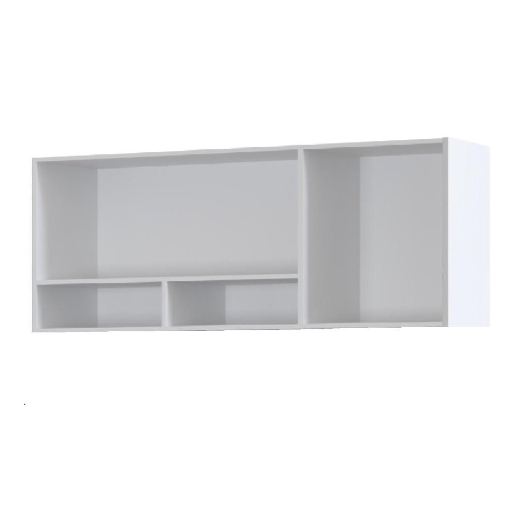 Miniatura Armário Aéreo para Cozinha 3 Portas 2 Nichos Athena IRM Móveis Branco