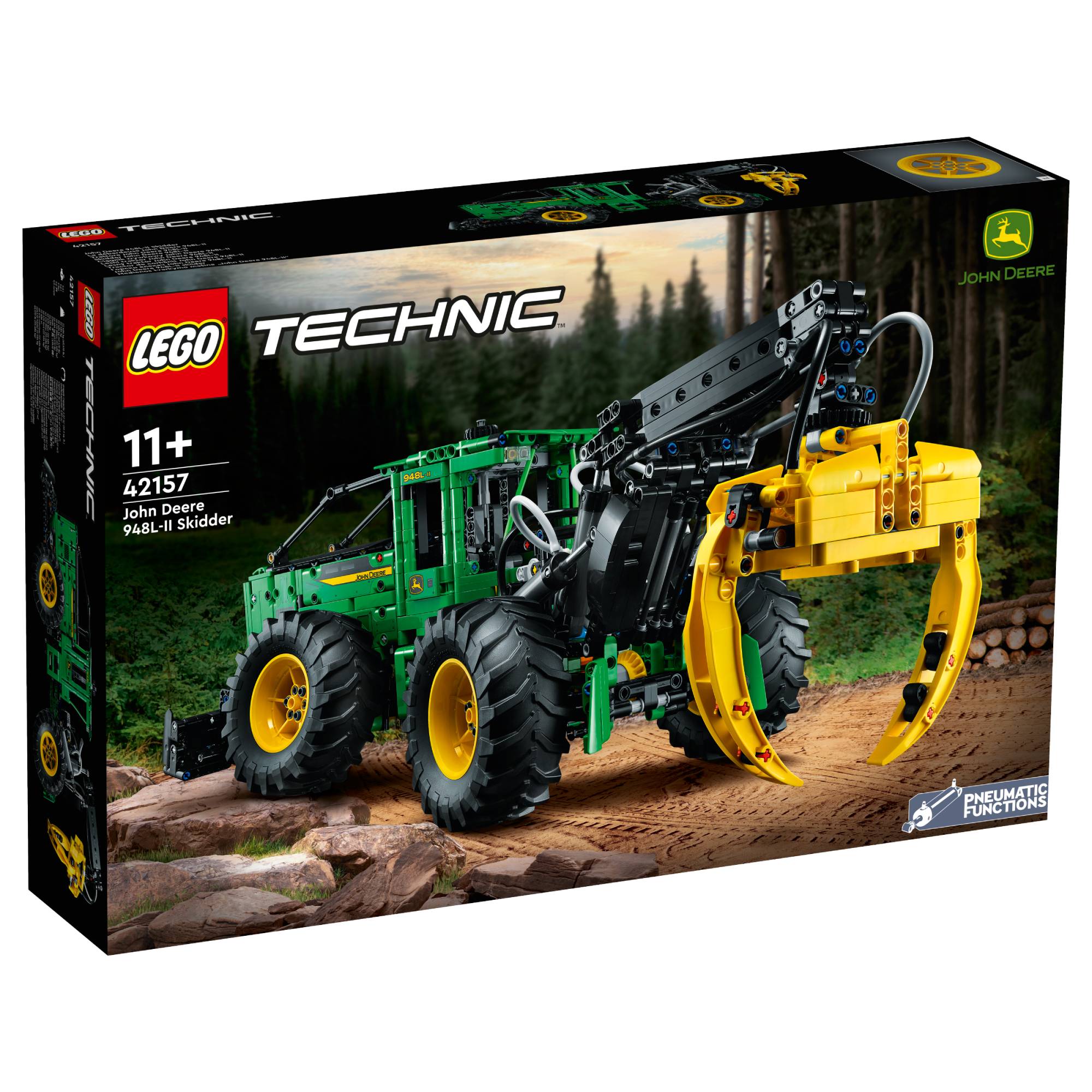 Miniatura LEGO Technic - Trator Florestal John Deere 948L-II