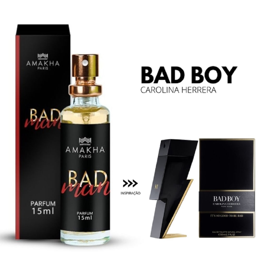Miniatura Colônia Amakha Paris Bad Man Masculino 15ml