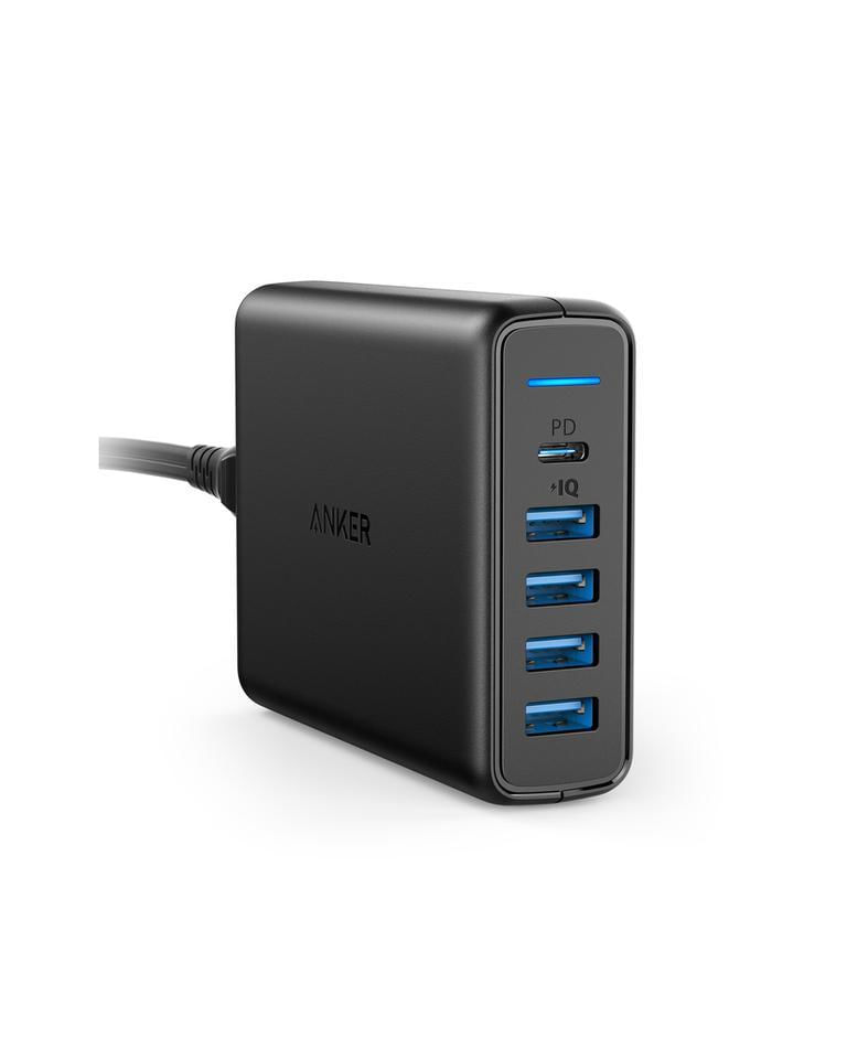 Miniatura Carregador Fast Anker Powerport 4X Usb 1X Usb-C Power Iq 2.0