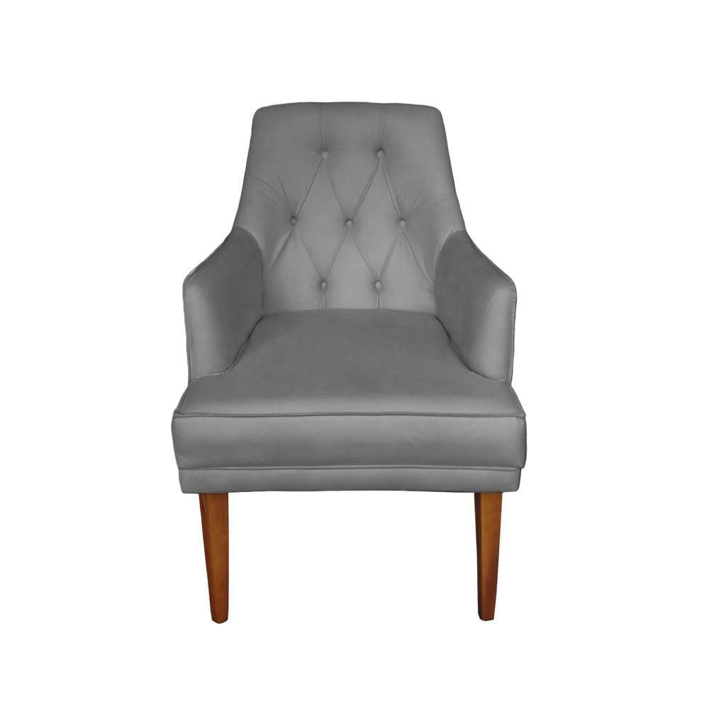 Miniatura Kit 4 Cadeiras Paris + 2 Paris Retro Linho Cinza