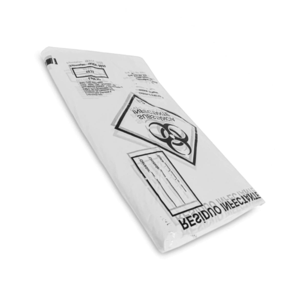 Saco Lixo Infectante 15L Hospitalar Descarte Resíduo 100Un