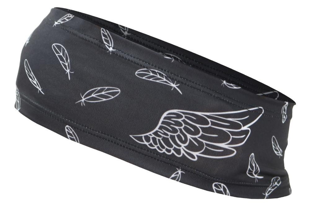 Miniatura Testeira HeadBand Asas Preto HUPI PRETO