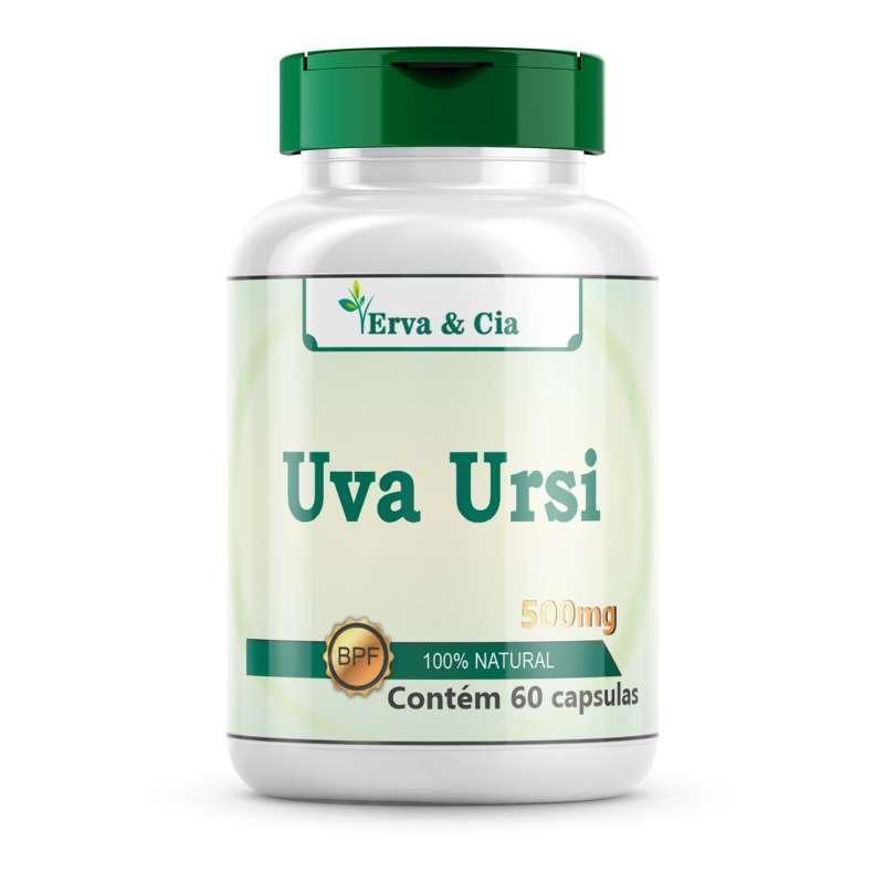 Miniatura Suplemento Natural Uva Ursi 500mg - Combate Cistite - 1 Pote