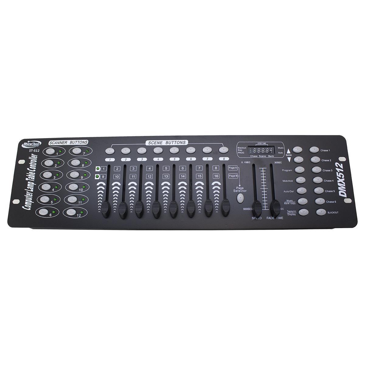 Miniatura Kit 8 Par Led Indoor Slim Briwax 18X12W Rgbw + Mesa Dmx 512