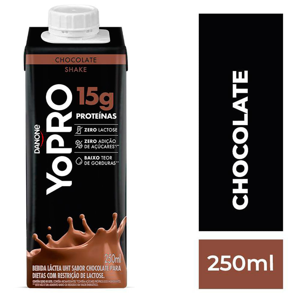 Miniatura Bebida Láctea YoPro Protein Chocolate 250ml