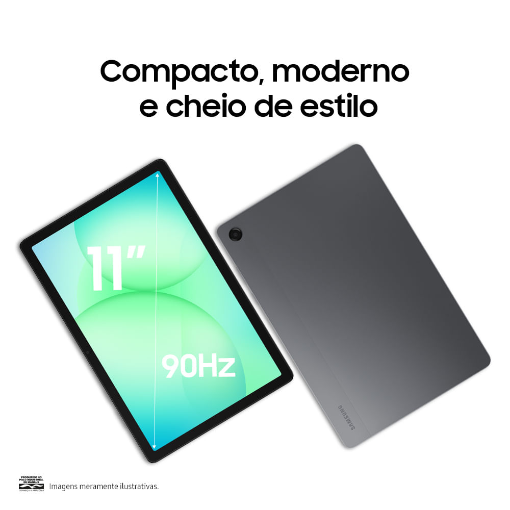 Miniatura Tablet Samsung Galaxy Tab A11+ Wi-Fi 128GB, Tela 11", RAM 6GB, Câmera 8MP