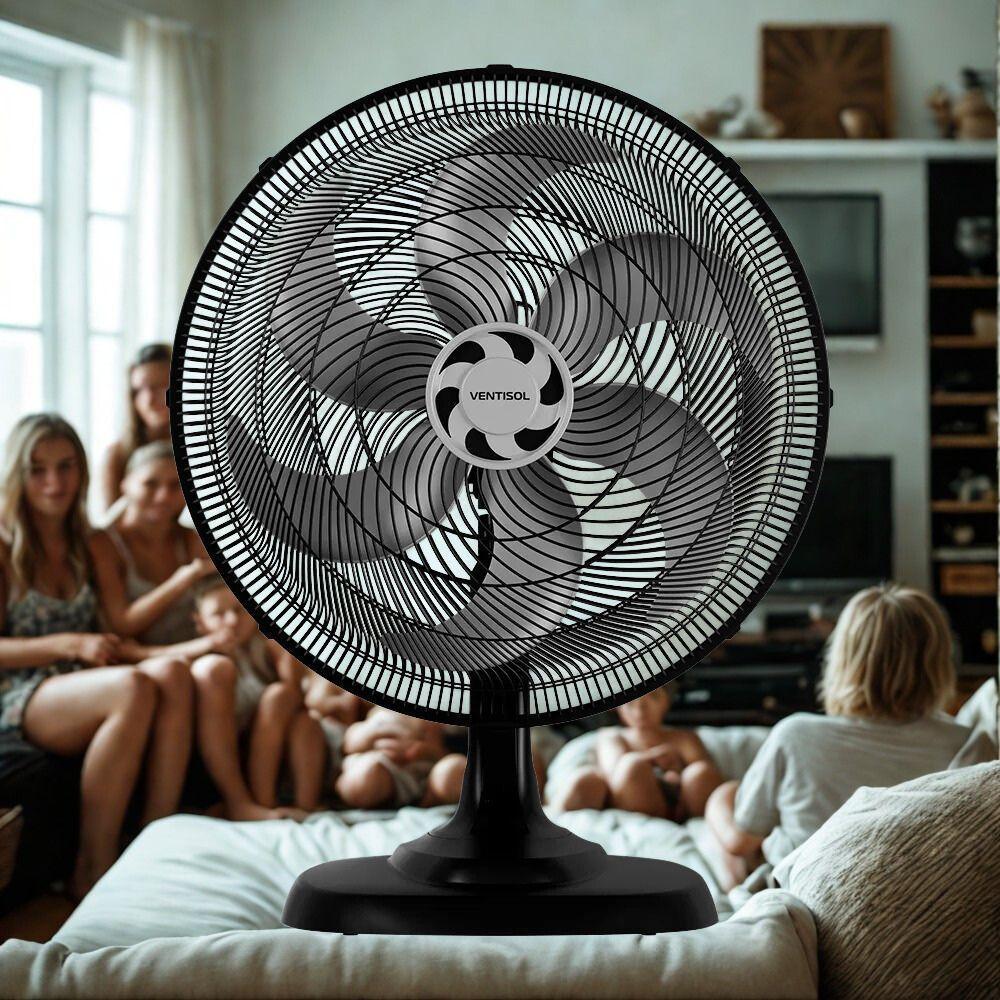 Miniatura Ventilador Ventisol Osc Mesa Turbo 6P 50cm Pr Premium 110V