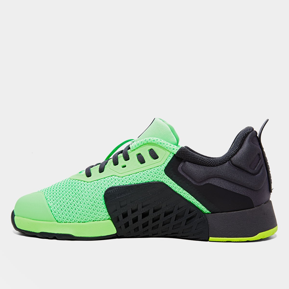 Miniatura Tênis Adidas Dropset 3 Verde Limão+Preto - 38