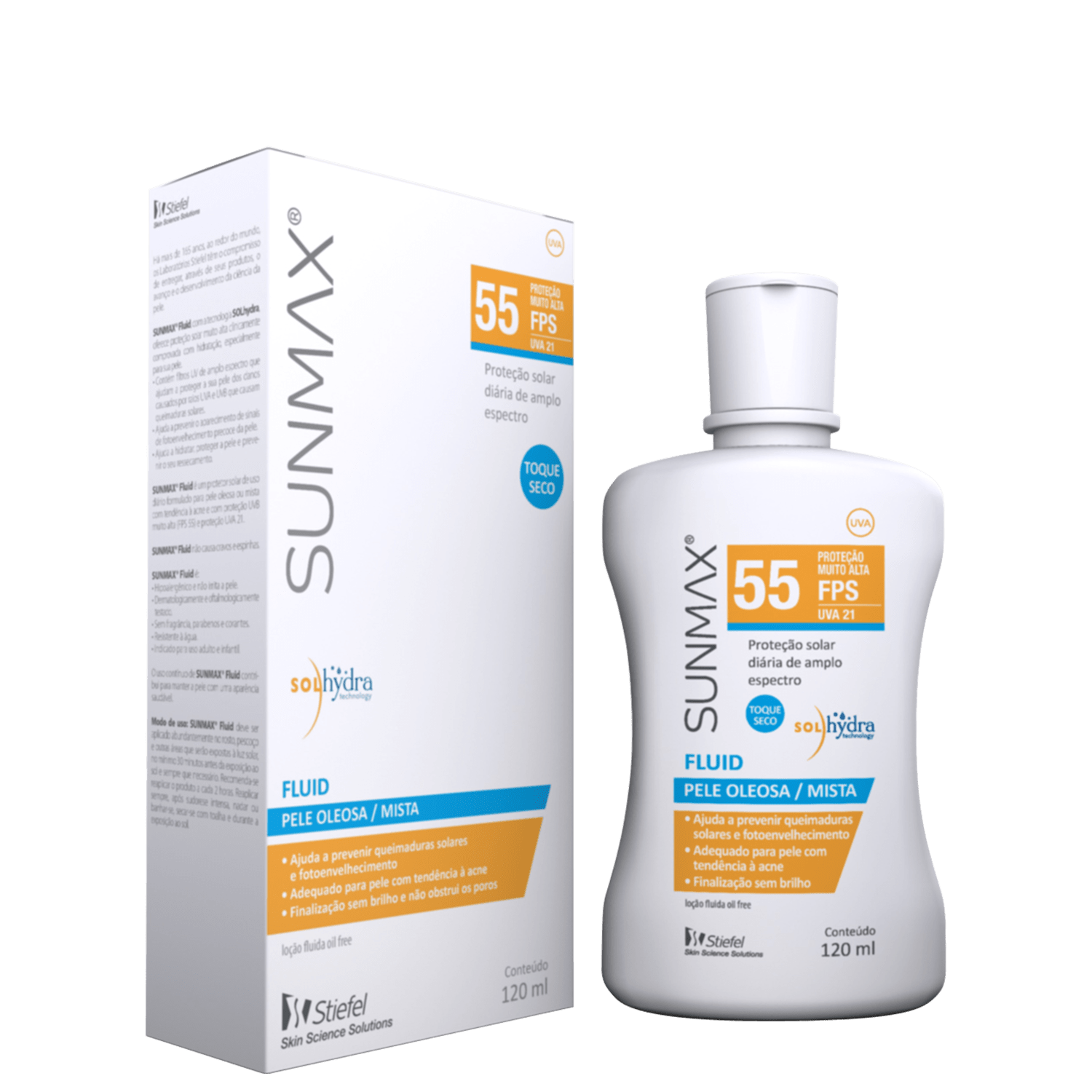Miniatura Sunmax Fluid FPS 55 - Protetor Solar 120ml