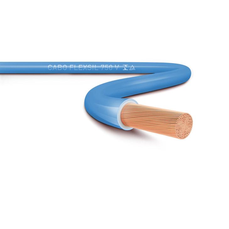 Miniatura Cabo Flexível Flexsil Sil 2,5 mm², 750V, Azul, 25 metros