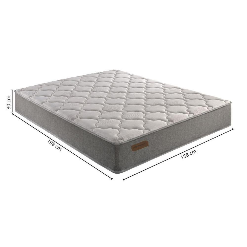 Miniatura Colchão Queen Extra-firme 158cm X 198cm X 30cm Cinza