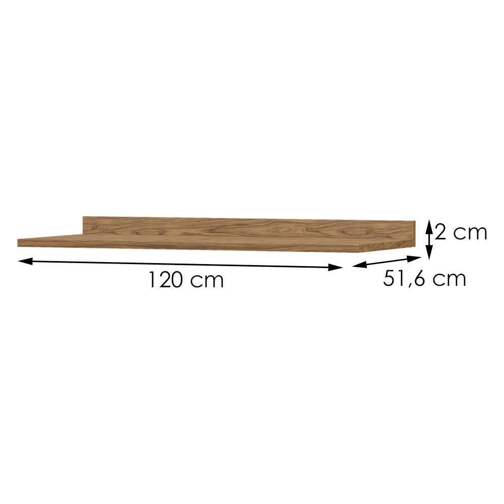 Miniatura Tampo Para Balcao Mdf 120 Cm Tosc Tpo01 Freijo Freijo Mxm Freijo Freijo