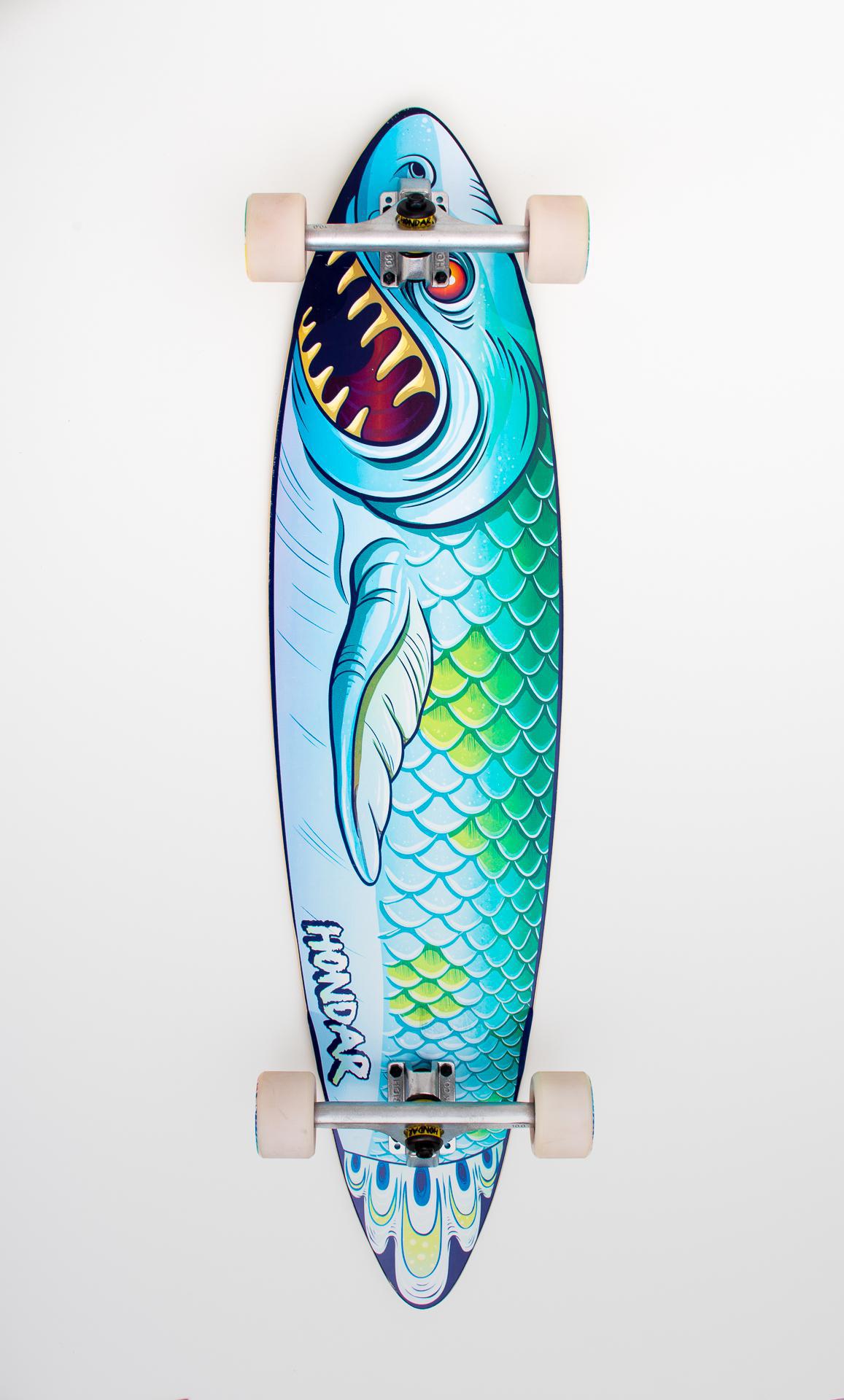 Miniatura Longboard Hondar Pintails 39''- Fish